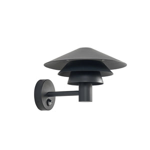 B-Ware Lucande Außenwandleuchte Montaro Wandlampe LED Sensor anthrazit Aluminium IP54