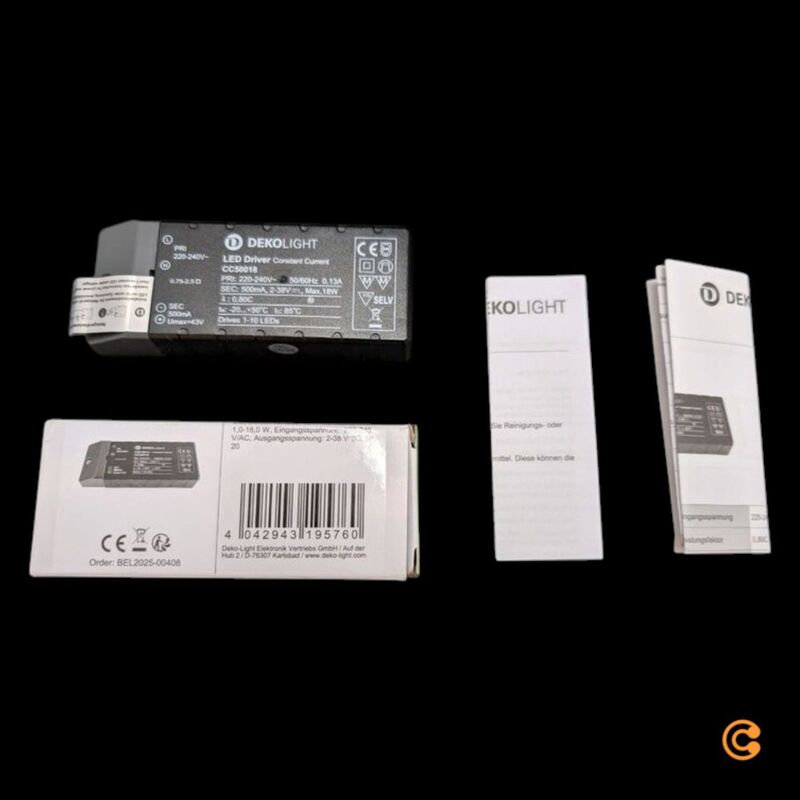 Deko Light DL LED-Netzgerät Netzteil LED-Netzteil BASIC CC 18W 2-38V DC 5 - 4042943195760