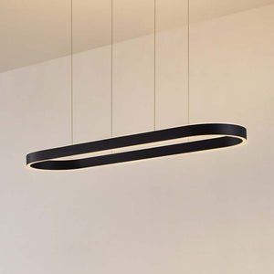B-Ware Lucande Smart LED Hängeleuchte Pendelleuchte Melinay schwarz CCT Tuya