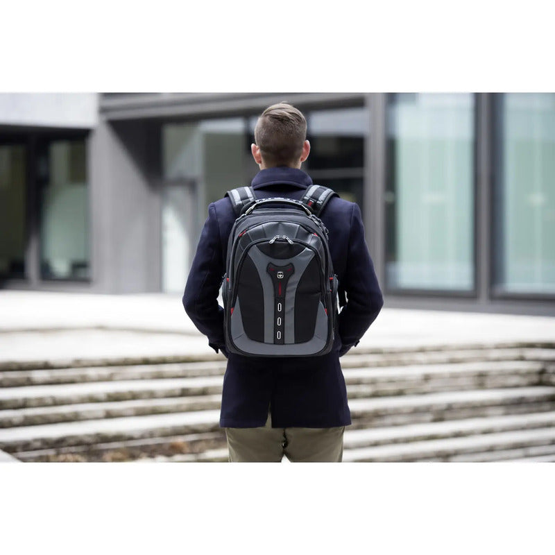 Wenger Notebook Rucksack Pegasus Grau Multifunktionsrucksack 17,3 Zoll Tasche - 7613329007976