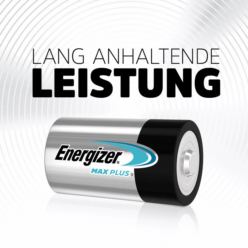 Energizer Mono D-Batterie Alkali-Mangan 1,5V 20 Stück Max Plus Einweg Akku Box - 7638900423365