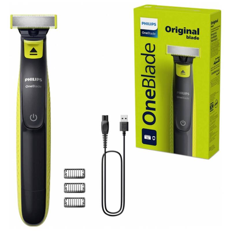 Philips OneBlade Bartschneider Haarschneider Körperhaartrimmer abwaschbar lime - 8720689013178