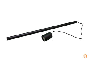 B-Ware Hängelampe Laser einflammig schwarz Schirm 75 cm Deckenlampe Deckenleuchte Lampe