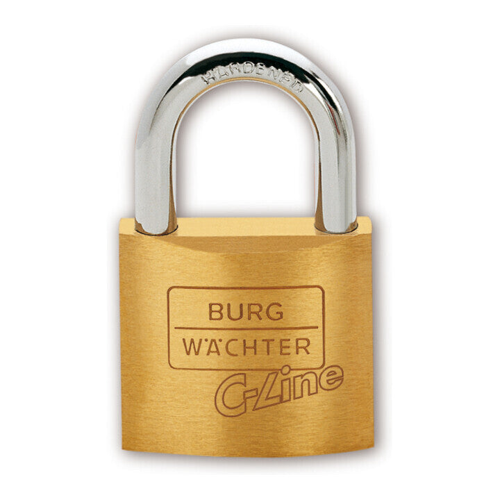 Burg Wächter Vorhängschloss-Set Hängschloss Messing-Hängschloss Schloss - 4003482299418