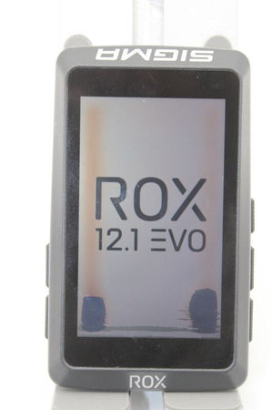 Sigma Fahrrad-Navi ROX 12.1 EVO Bluetooth GPS GLONASS Europa 3 Zoll grau 110g