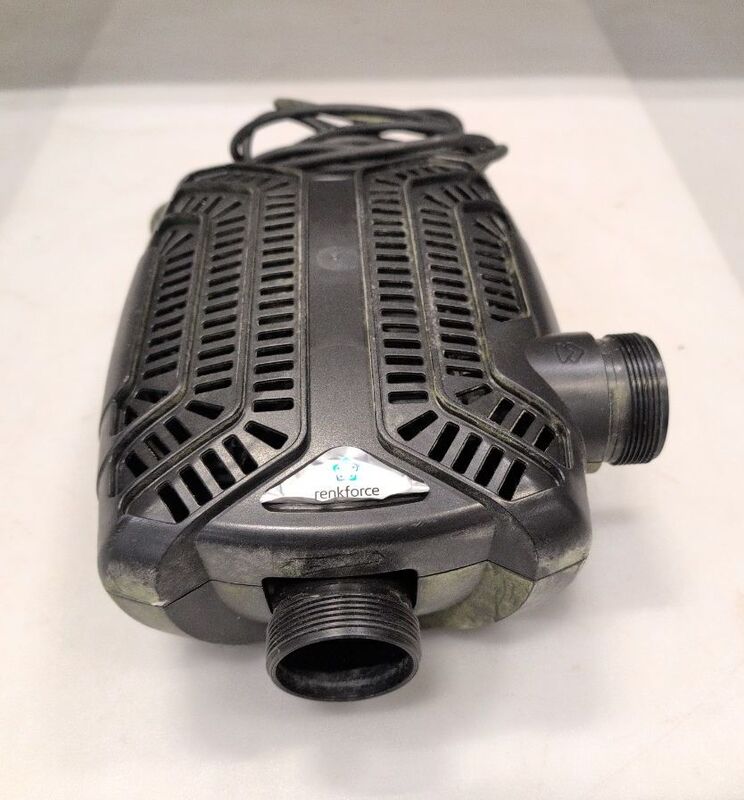 Renkforce RF-4605400 Bachlaufpumpe 14000 l/h Teichpumpe Wasserpumpe Pumpe - 4064161151465