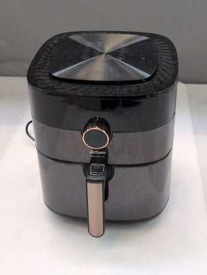 D-Ware arzum Heißluftfritteuse Airfryer Fritteuse 6l 1750W Display Timer Schwarz