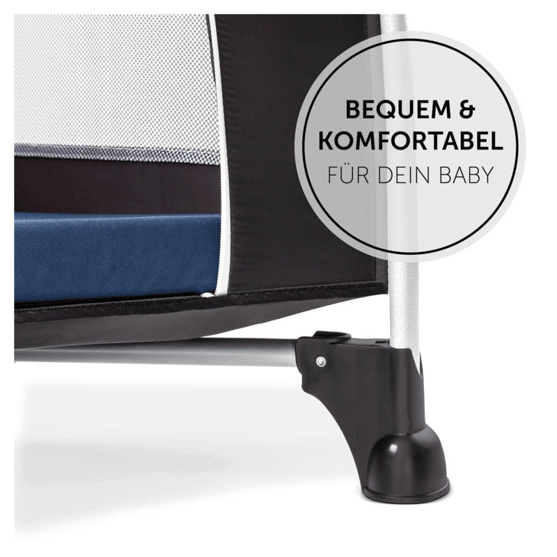 Hauck Reisebettmatratze Sleeper Schaumstoff Faltfunktion Tasche 120 x 60 cm Navy - 4007923890905