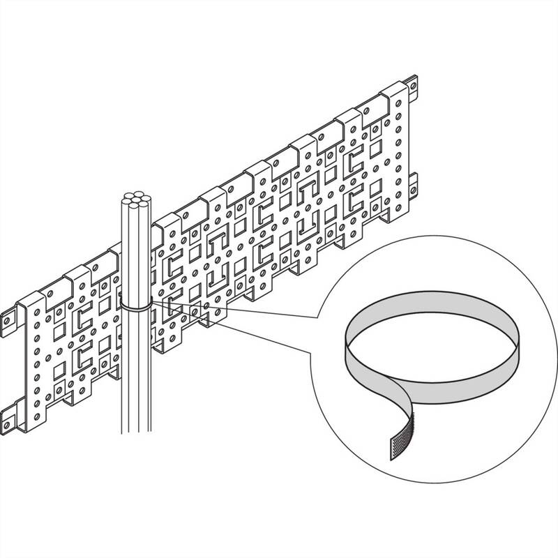 SCHROFF Klettband KLETTVERSCHLUSS Kabelmanagement 4St 300lang Rackzubehör - 4036088109935