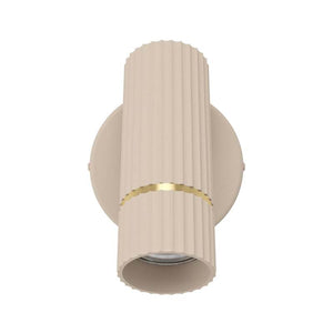 B-Ware Eglo Wandstrahler Caminia LED Wandleuchte Strahler Lampe beige messing 16cm