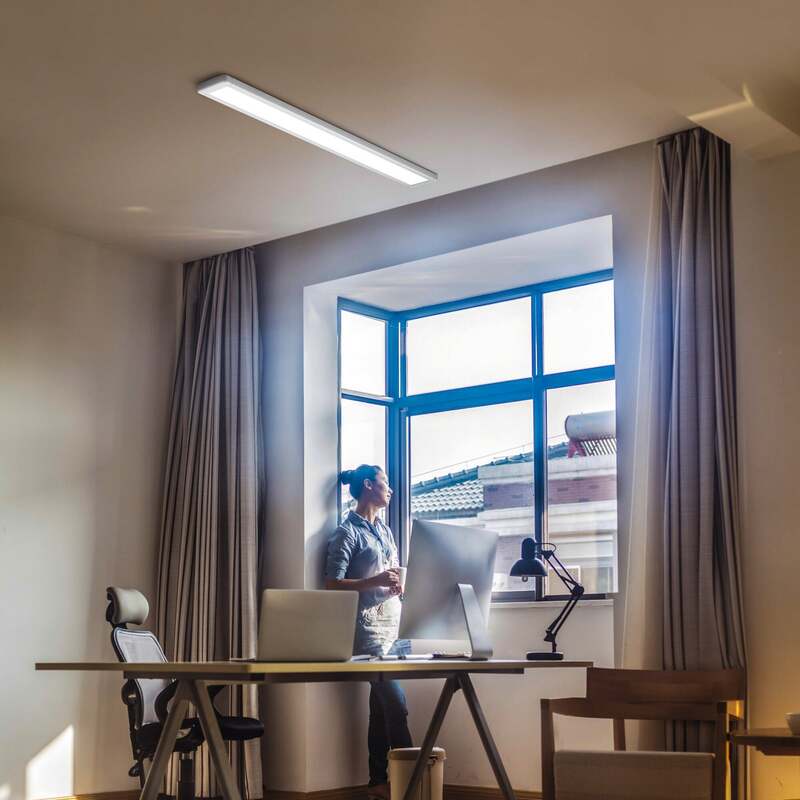 OSRAM Deckenleuchte Lichtleiste LED weiß Aluminium OFFICE LINE 122 cm 4000 K - 4099854532290