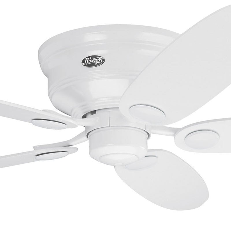 Hunter Low Profile III Ventilator Deckenventilator weiß ahorn SIEHE TEXT/FOTO - 49694243775