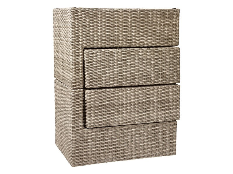 Gartenmöbel-Set Olea II Lounge-Set Polyrattan sandfarben 5-teilig für Garten - 4007873338434
