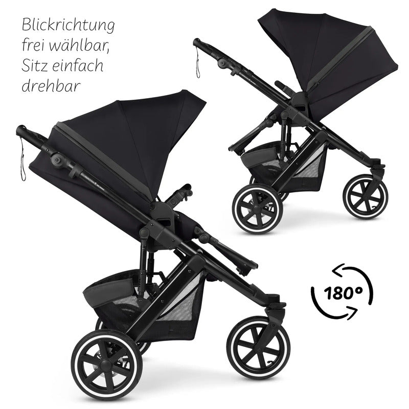 ABC Design Kinderwagen Buggy Salsa 5 Run Sportwagen Joggingwagen schwarz - 4045875176647