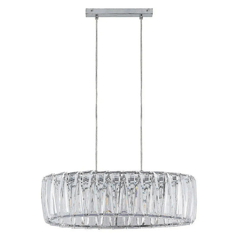 Lindby Pendelleuchte Hängelampe Sofia transparent chrom Kunststoff E14 LED Lampe - 4251096708288
