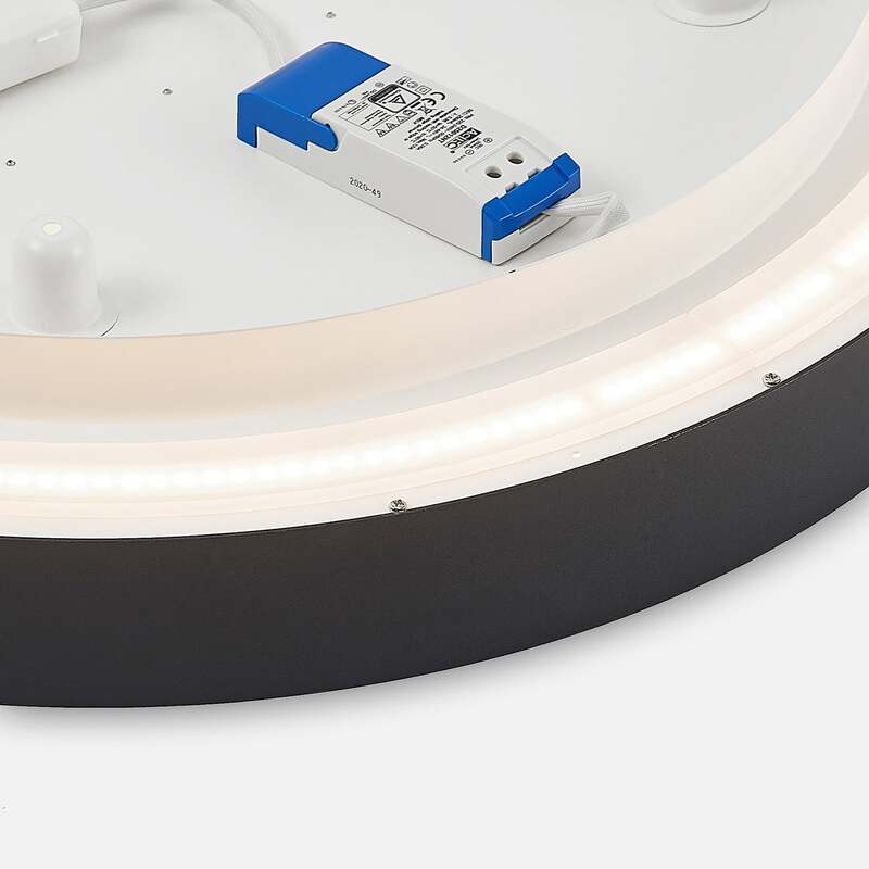 Arcchio Pendelleuchte Hängelampe LED Schwarz Aluminium Acryl Vanida Deckenla731 - 4251096597721