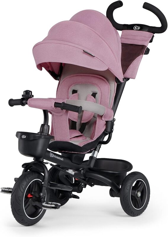 Kinderkraft Dreirad SPINSTEP Rad Kinderrad Trike ab 9 Monate mauvelous pink - 5902533916528