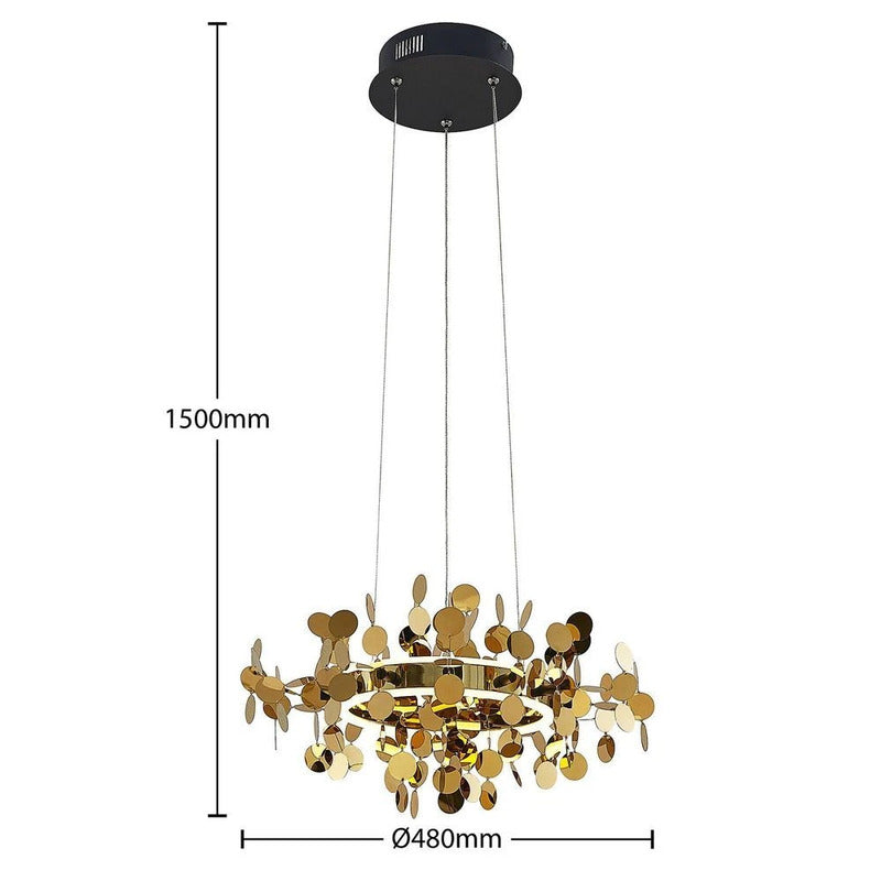 Lucande Glimmo Hängeleuchte LED Pendelleuchte Deckenlampe Deckenlicht Leuchte - 4251911707069