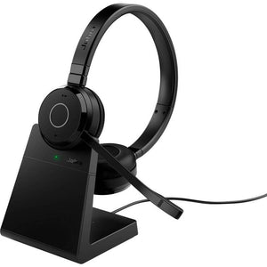 B-Ware Jabra On Ear Headset Evolve 65 TE Link390a UC Bluetooth schwarz 24h Akku 30m