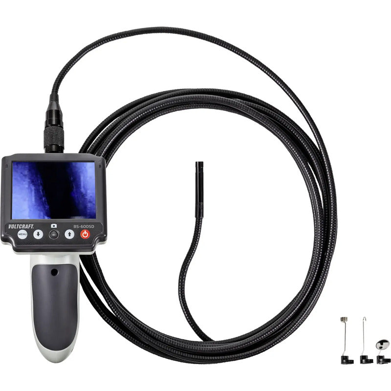VOLTCRAFT BS 600SD Endoskop Sonden 8 mm Sonden Länge 5m Endoskopkamera Prüfgerät - 4064161041278