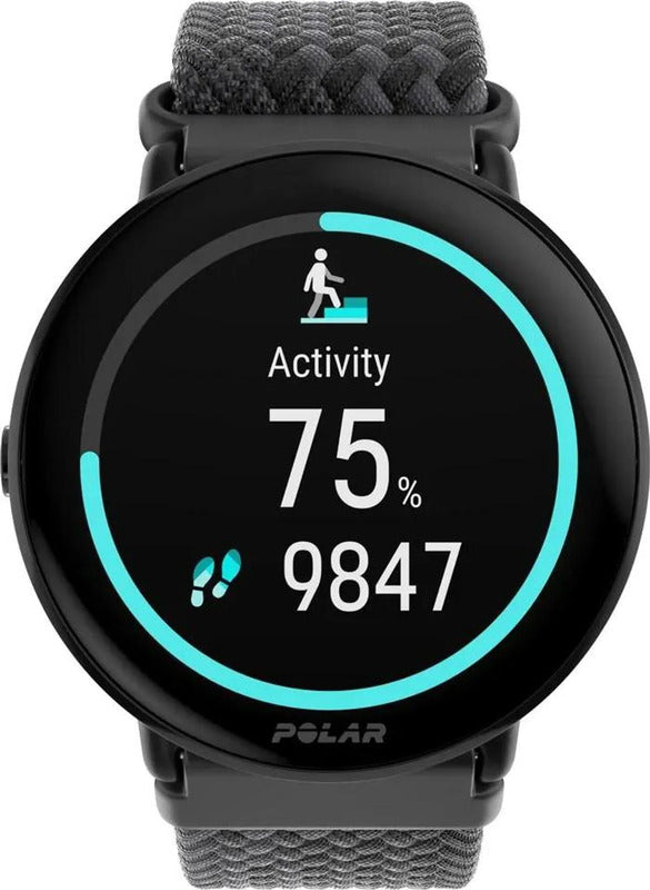 POLAR Sportuhr Fitnessuhr GPS Uhr Ignite 3 Armband Schwarz Größe S M L Unisex - 0725882066233
