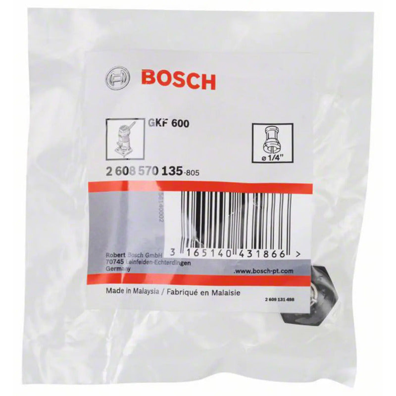 Bosch Spannzange 1/4 Zoll GKF 600 Professional Handwerkzeug Zubehör blau - 3165140431866