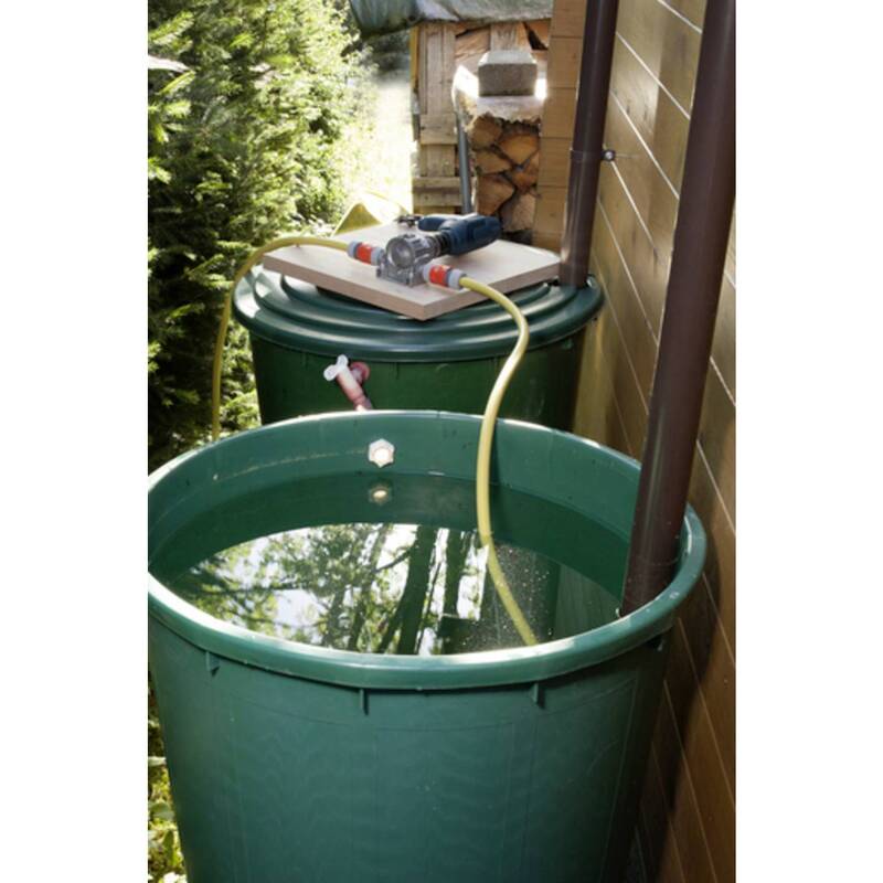 Wolfcraft Bohrmaschinenpumpe selbstansaugend 3000l/h 2800U/min robust - 4006885220003
