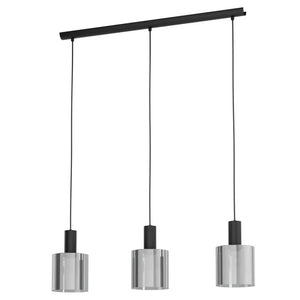 B-Ware Eglo Leuchten GOROSIBA Hängeleuchte Pendelleuchte Schwarz 3-flammig Lampe Licht