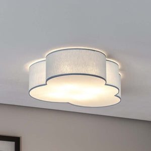 B-Ware Cloud Deckenleuchte Wolke Lampe blau Textil E27 Kinderzimmer Beleuchtung
