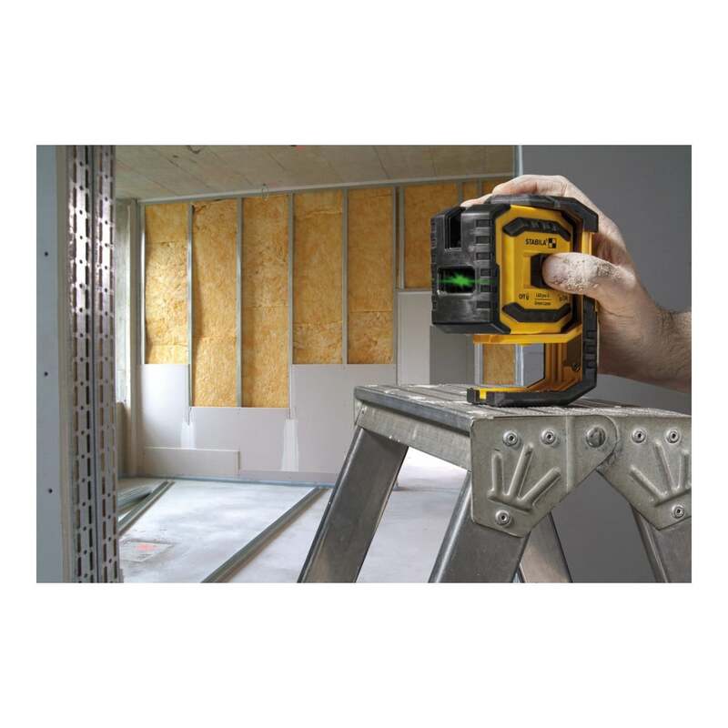 STABILA Kreuzlinienlaser LAX 300 G Lasergerät Nivelliergerät 30m ±0,3mm/m gelb - 4005069190330