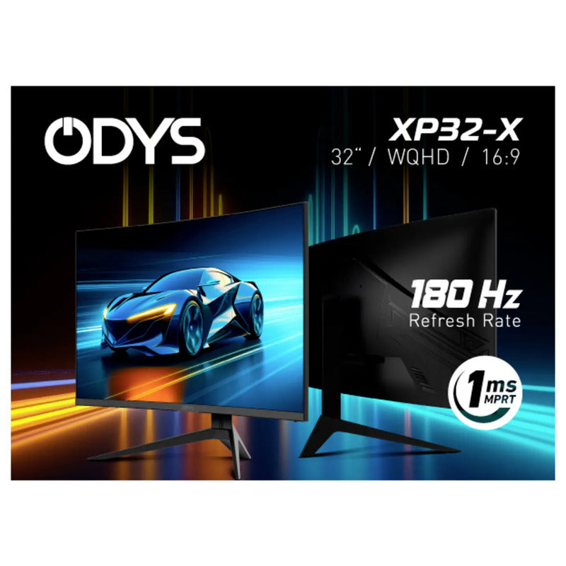 Odys Monitor 32 Zoll 2560x1440 Pixel Gaming Bildschirm 1ms HDMI DisplayPort - 4260552546050