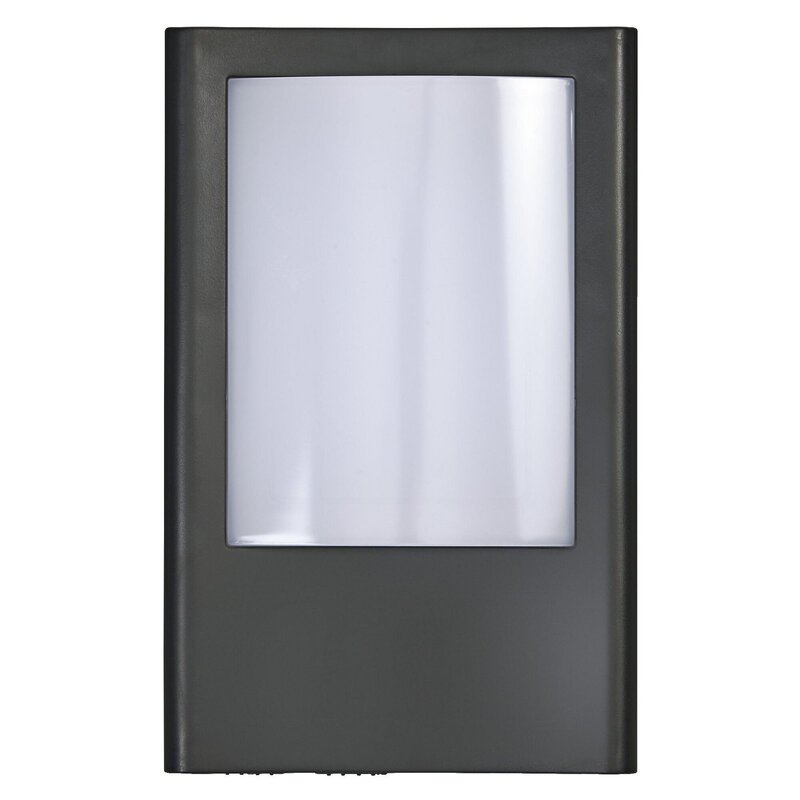 OSRAM Außenwandleuchte Außenlampe LED Wandlampe Eingang dunkelgrau Aluminium - 4099854444371
