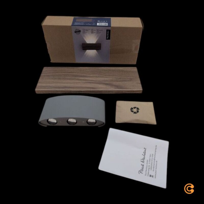 Paul Neuhaus Wandleuchte Palma LED Holz 32cm Wandlampe Lampe warmweiß 3000K - 4012248358290