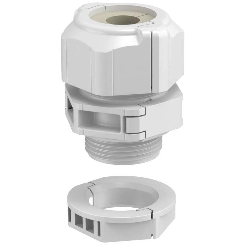 OBO Bettermann 2024912 Kabelverschraubung 1.5 mm Kunststoff Lichtgrau 5 St. - 4012196563289