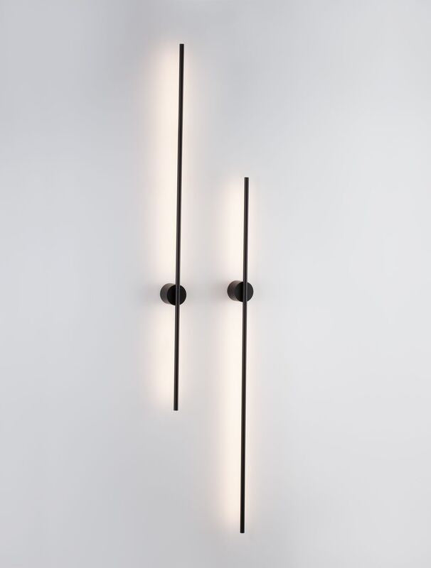 Nova Luce Wandleuchte Wandlampe LED ADEN Schwarz Warmweiß Wohnzimmer 120 cm 20 W - 5212017431523