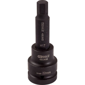B-Ware KS Tools Stecknuss 4500461 Chrom-Molybdän Stahl 140mm 672g DIN ISO 1174 Werkzeug