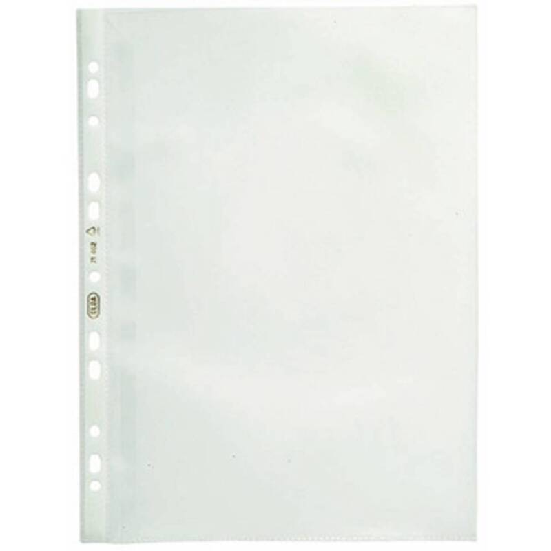 Elba Prospekthülle DIN A4 Polypropylen 0,12mm Transparent 100 Stück Dokumente - 4002030150010