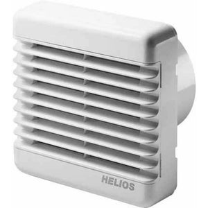 B-Ware Helios Ventilatoren Abluftventil elektrisch betätigte Lamellen IP44 weiß 1 Stück