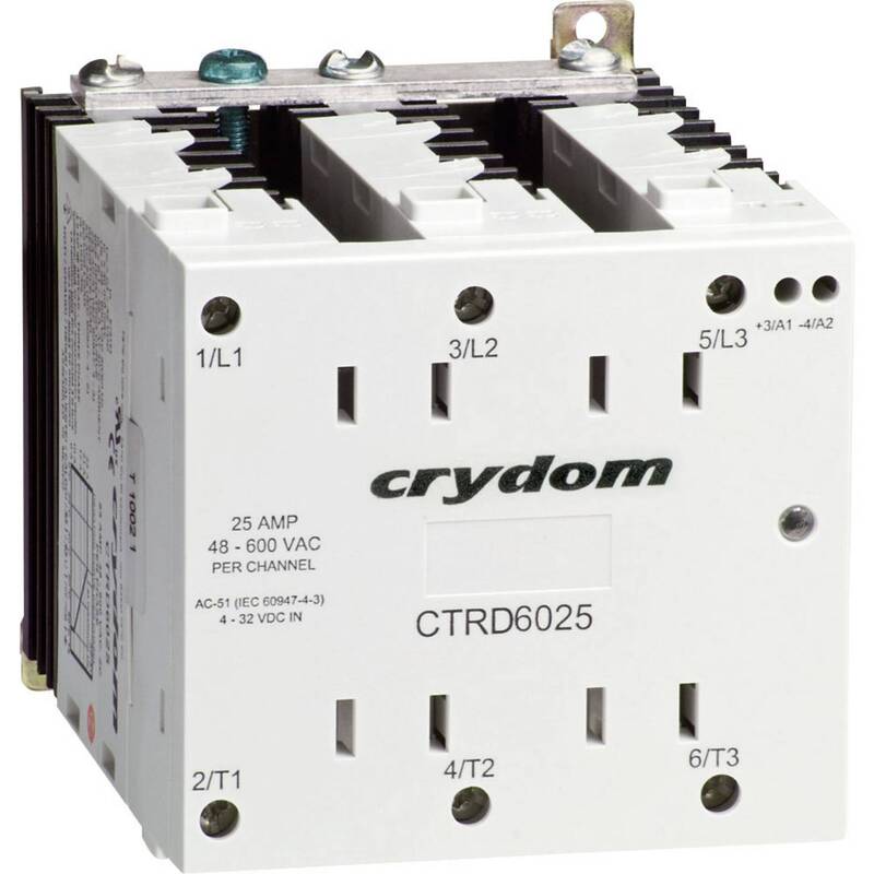 Crydom Halbleiterrelais CTRD6025 Last-Strom max.: 25 A Schaltspannung: 600 V/AC - 2050001038166