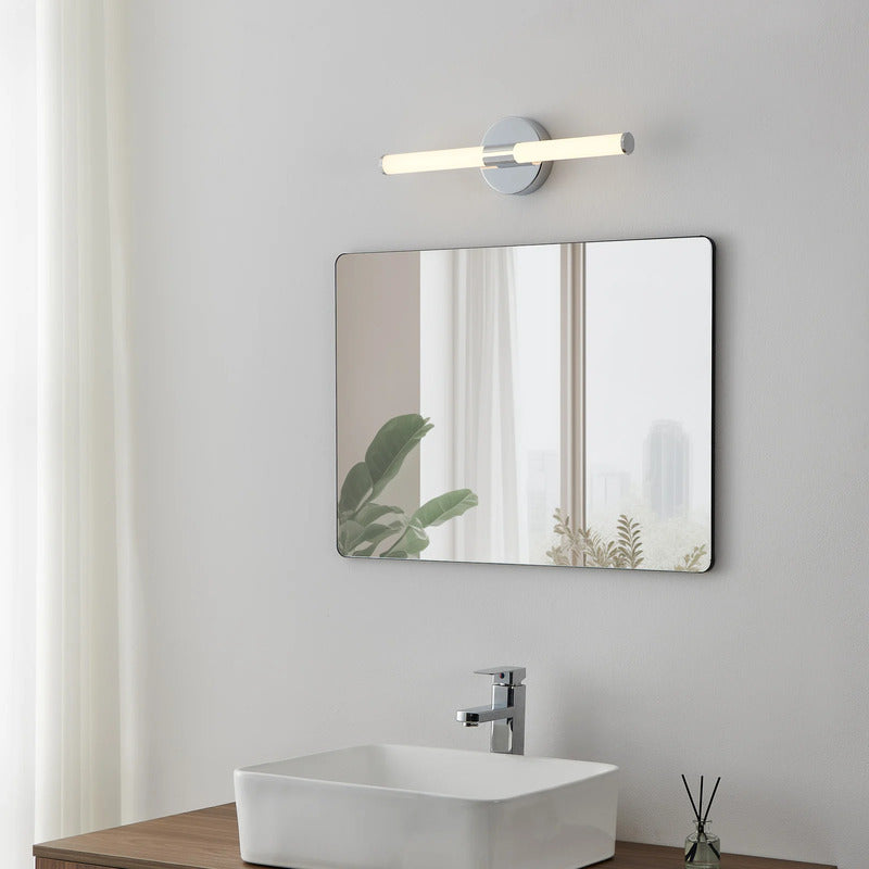 Eglo Wandleuchte Ramola LED Wandlampe chrom CCT 45cm IP44 Badezimmer Leuchte - 9008606356768