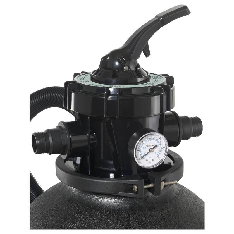 Toolcraft Sandfilteranlage 13000l/h Pumpe Wasseraufbereitung 550W IPX5 12m - 4064161476018