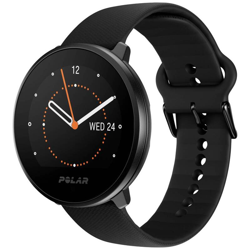 Polar Pulsuhr Fitnessuhr Unite Schwarz Silikon Sportuhr mit Sensor wasserdicht - 0725882064260