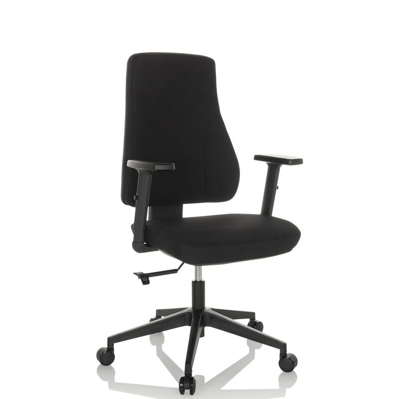 hjh OFFICE Profi Bürostuhl Drehstuhl MATHES Chefsessel schwarz ergonomisch - 81001