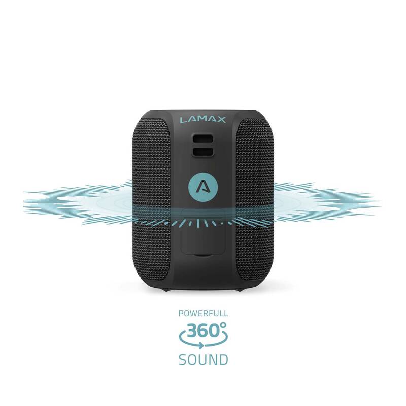 Lamax Bluetooth Lautsprecher Sounder2 Mini tragbar wasserdicht Outdoor 15W 30h - 8594175356021