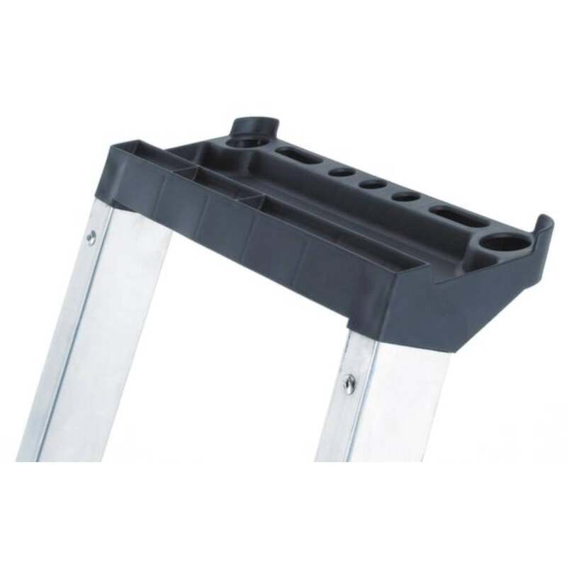 ZARGES 42455 Aluminium Stufen-Stehleiter klappbar 6.9 kg - 4003866424559