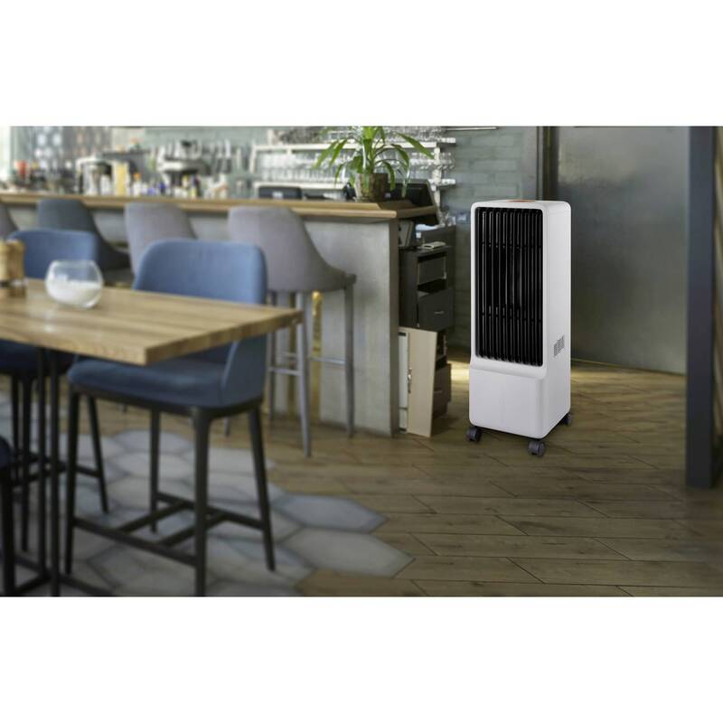 Sygonix Luftkühler Klimagerät 50W Oszillierend Fernbedienung 6l Timer Weiß - 4064161310022