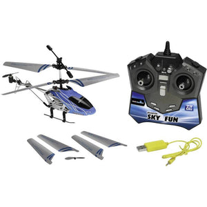 D-Ware Revell Elektro Micro Helikopter Sky Fun RTF Schwarz Blau Modell 23982
