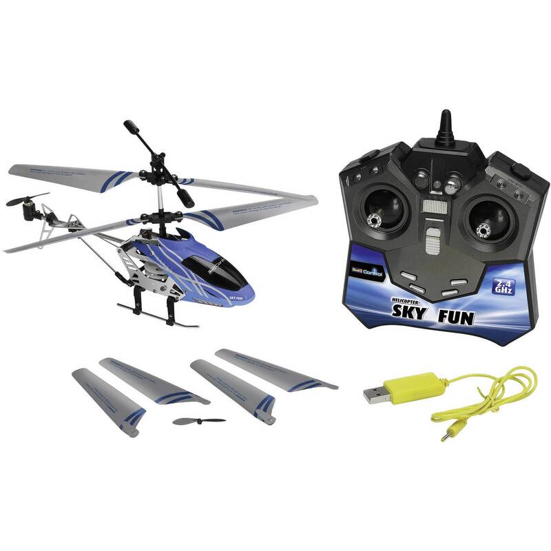 Revell Elektro Micro Helikopter Sky Fun RTF Schwarz Blau Modell 23982 - 4009803239828