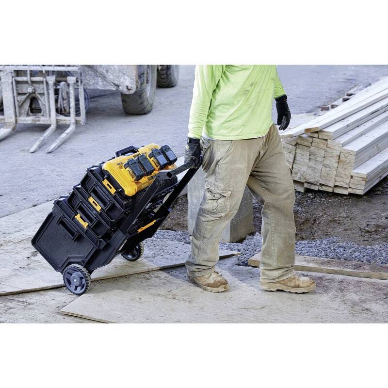 DEWALT DCB104 Schnellladegerät DCB104-QW inkl. Ladestand-Anzeige - 5035048706749