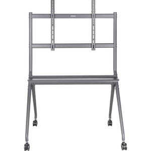 B-Ware SpeaKa Professional TV Rollwagen Bodenständer TV Wagen höhenverstellbar grau